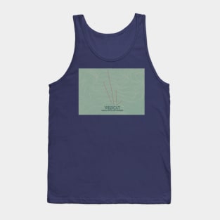 Wildcat Contour Topography Map Tank Top